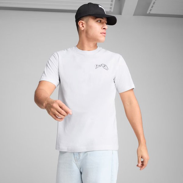 Koszulka męska Graphics Hotel Relaxed Tee Puma - white