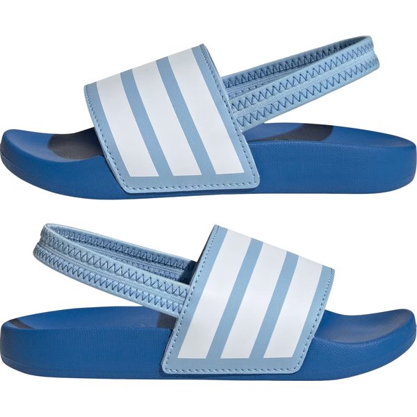 Klapki Adilette Estrap Jr Adidas - Clear Sky/Cloud White/Bright Royal