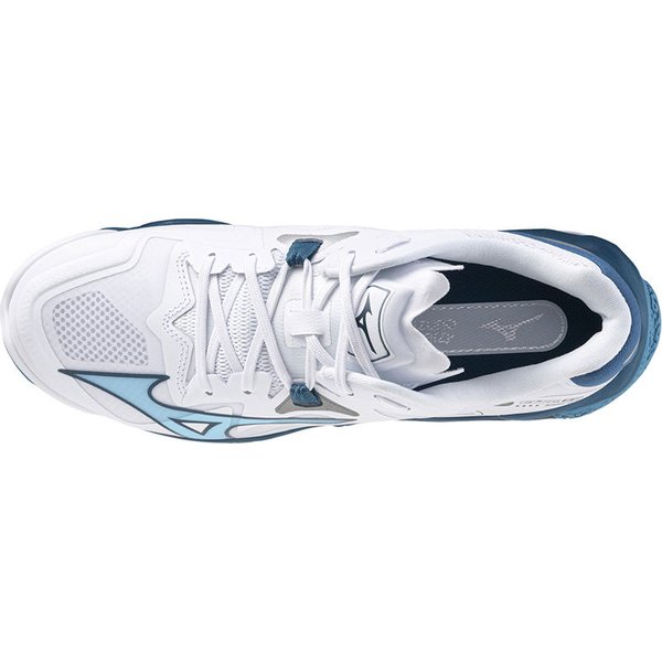 Buty Wave Lightning Z8 Mizuno - White/Sailor Blue/Silver