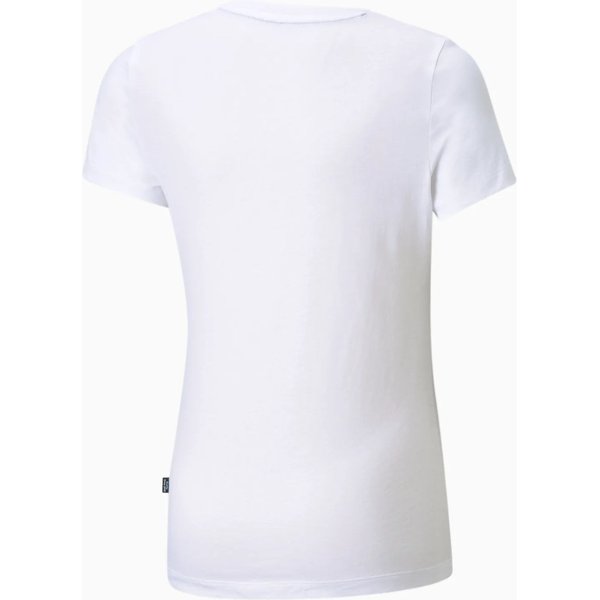Koszulka dziewczęca Essentials Logo Tee Puma - white