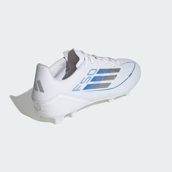 Buty piłkarskie, korki F50 League FG/MG Adidas - Cloud White/Silver Metallic/Cloud White