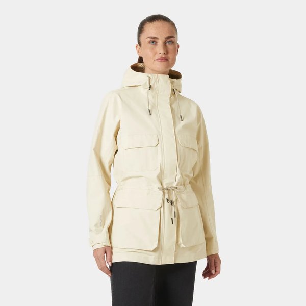Płaszcz damski Escape Utility Raincoat Helly Hansen - cream