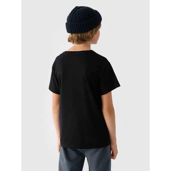 Koszulka chłopięca TTSHM2330 4F - głęboka czerń