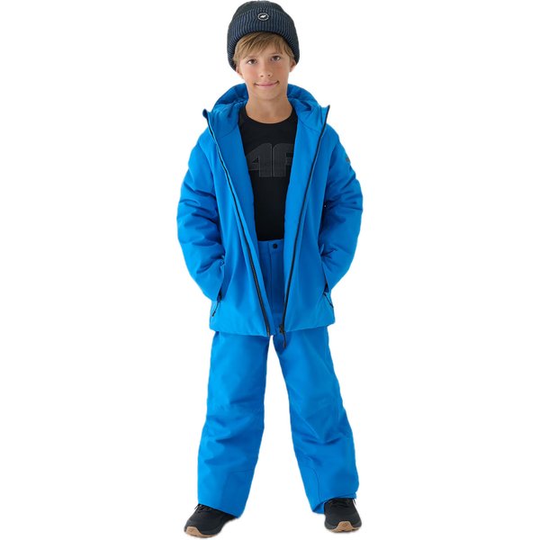 Kurtka narciarska chłopięca TTJAM532 4F - niebieski