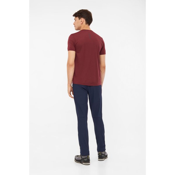 Koszulka męska Salen Man Viking - bordowy