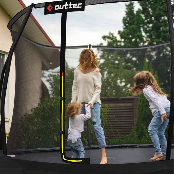 Trampolina Pumpkin 366cm 12ft Outtec - czarna