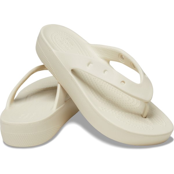 Klapki japonki Classic Platform Crocs - Bone