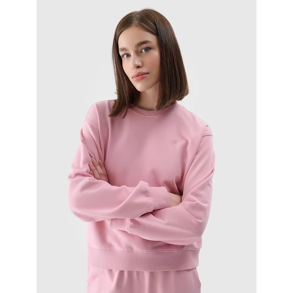 Bluza damska TSWSF1765 4F - jasny róż