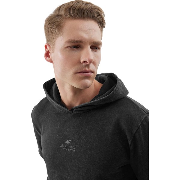 Bluza męska 4FWSS24TSWSM1026 4F - głęboka czerń