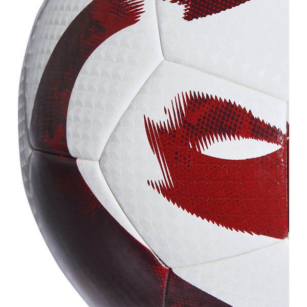 Piłka nożna Tiro League Thermally Bonded 5 Adidas - biały/czerwony