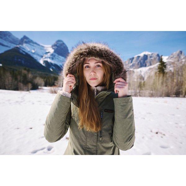 Płaszcz damski Suttle Mountain Long Insulated Columbia - Collegiate Navy