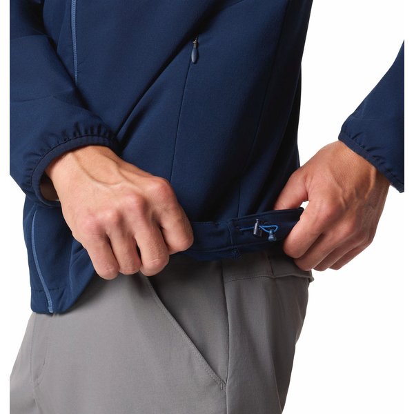 Softshell męski Columbia Tech Softshell Hoodie Columbia - Collegiate Navy