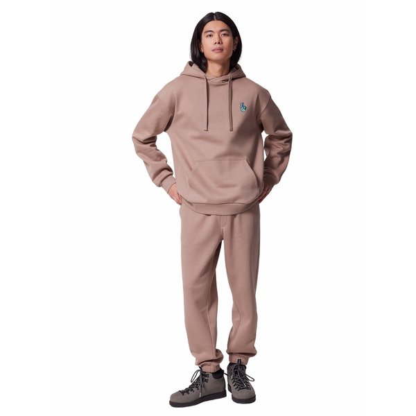 Spodnie dresowe męskie OTHWSS24TTROM716 Outhorn - jasny brąz