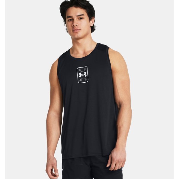 Bezrękawnik męski Baseline Performance Tank Under Armour - Black/White