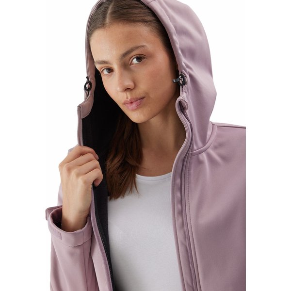 Softshell damski 4FAW23TSOFF178 4F - jasny róż