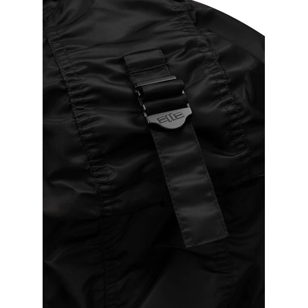 Kurtka męska Harvest Hooded Bomber Jacket Pitbull West Coast - black