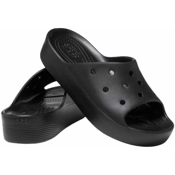 Klapki Classic Platform Slide Crocs - black - Sport-Shop.pl