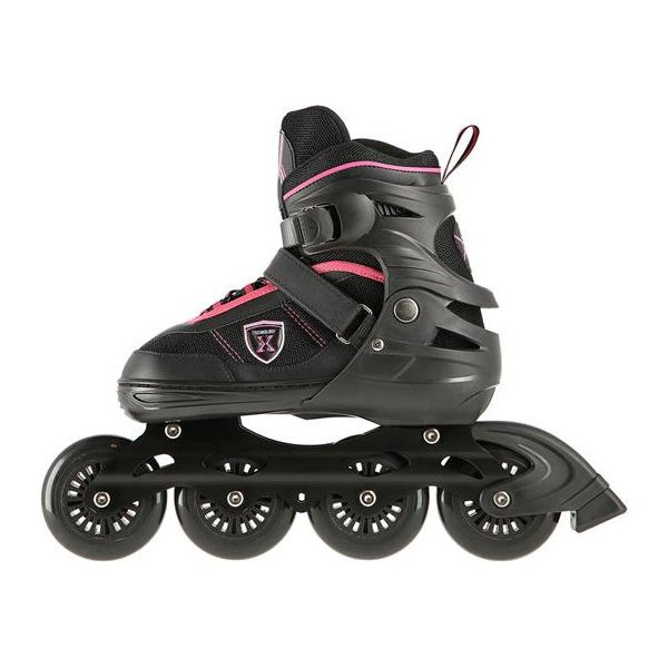 Rolki regulowane Extreme NA19088 Nils - czarno-różowy