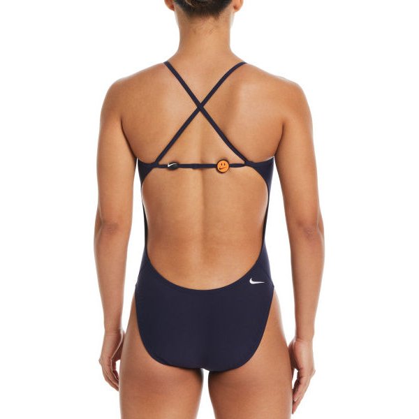 Strój kąpielowy damski Adjustable Crossback Nike Swim - granatowy