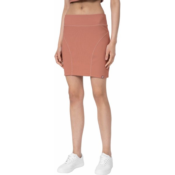 Spódnica damska 4FSS23TSKIF007 4F - łososiowa