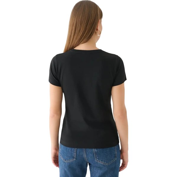 Koszulka damska OTHWAW24TTSHF2137 Outhorn - głęboka czerń