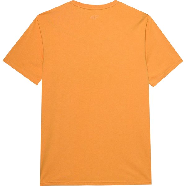 Koszulka męska 4FWSS24TTSHM1321 4F - pomarańcz