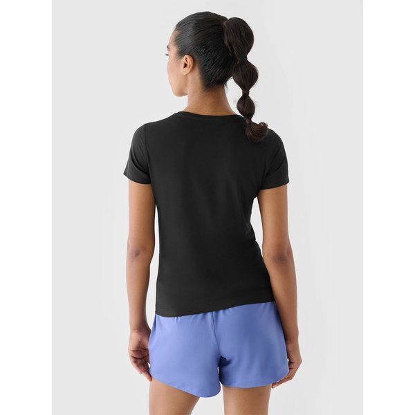 Koszulka damska TFTSF1011 4F - głęboka czerń