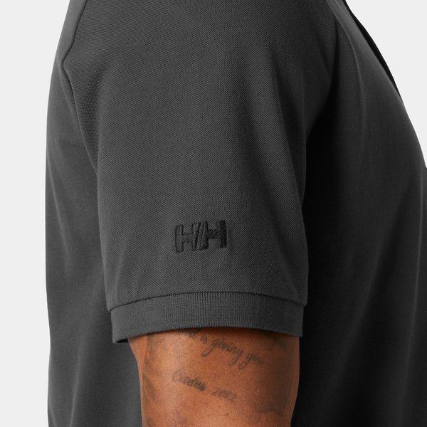 Koszulka męska polo Marstrand Helly Hansen - ebony