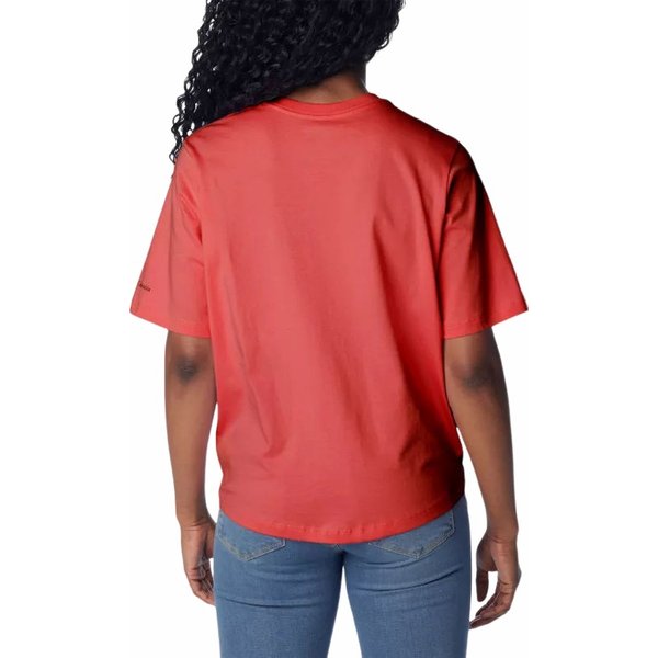 Koszulka damska North Cascades Relaxed Tee Columbia - czerwona