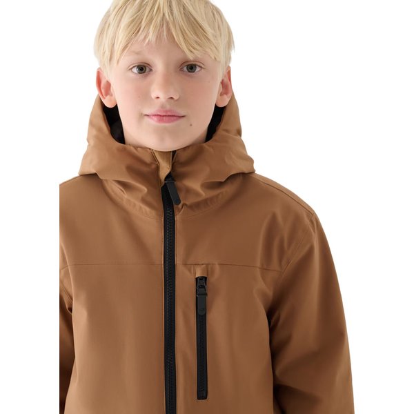 Kurtka chłopięca TJACM157 4F - jasny brąz