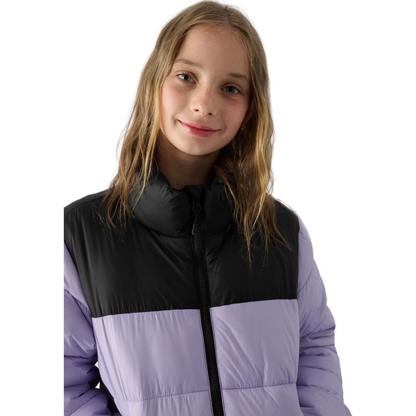 Kurtka puchowa dziewczęca TDJAF452 4F - fiolet