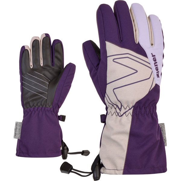 Rękawice narciarskie juniorskie Laval AS AW Ziener - dark violet