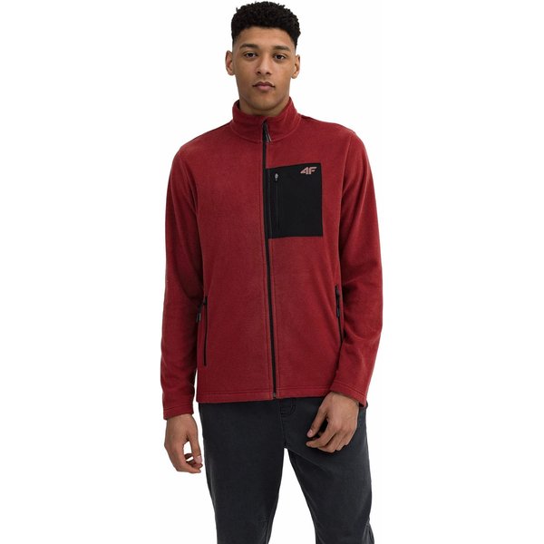 Polar męski 4FSS23TFLEM074 4F - bordowy