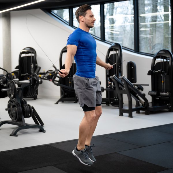 Skakanka Speed Czerń Gymtek