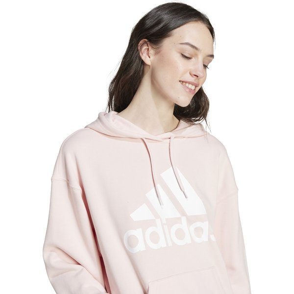 Bluza damska Essentials Big Logo Oversized Adidas - różowa