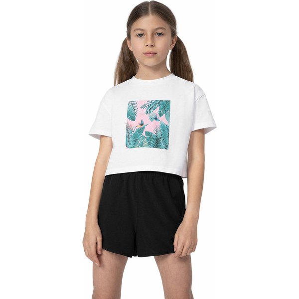 Koszulka dziewczęca 4FJSS23TTSHF392 4F