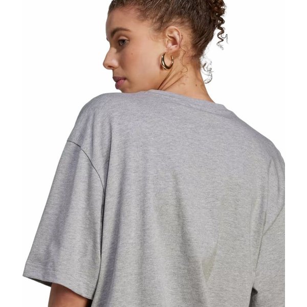 Koszulka damska Essentials Big Logo Boyfriend Tee Adidas - szara
