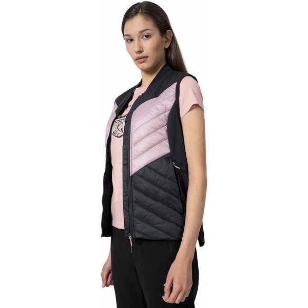 Kamizelka puchowa damska 4FSS23TVESF037 4F - antracytowa