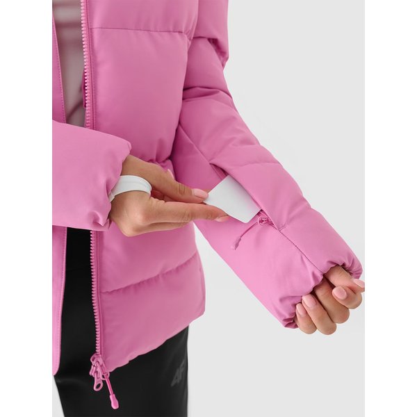 Kurtka narciarska damska TTJAF573 4F - fuksja
