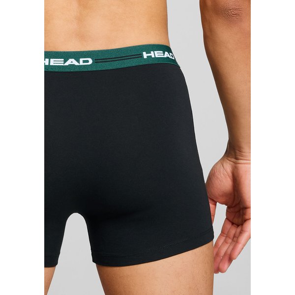 Bokserki męskie Elastic Boxer 2 pary Head - black/green