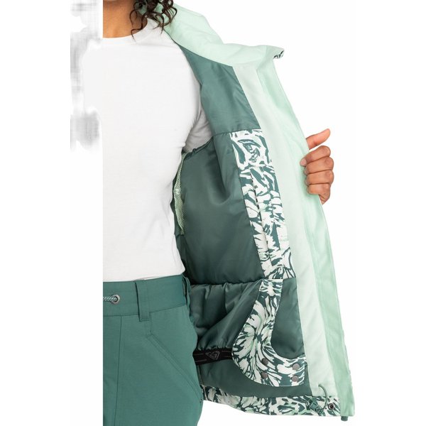 Kurtka narciarska damska Roxy Jetty Roxy - True Black Pansy Pansy