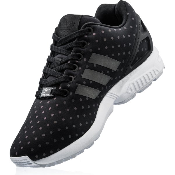 Buty ZX Flux Wm's Adidas Originals - czarne w kropki