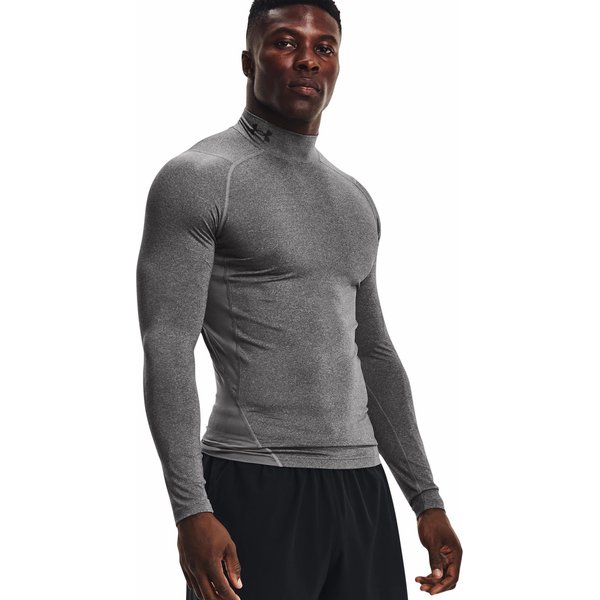 Longsleeve męski HeatGear Armour Comp Mock Under Armour - szara