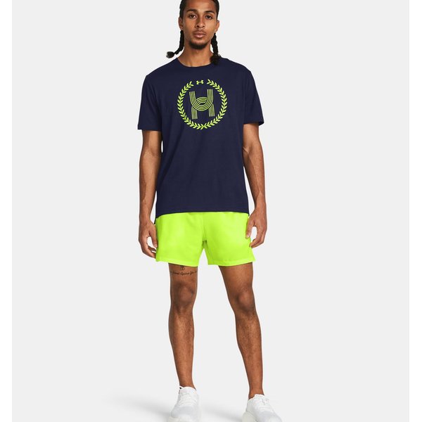 Spodenki męskie Launch 5'' Under Armour - High Vis Yellow / Reflective