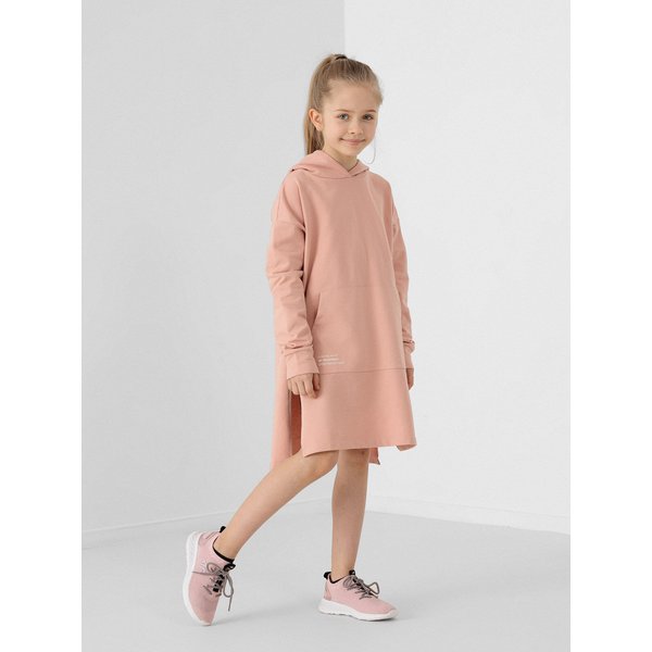 Sukienka dziewczęca HJL22 JSUDD001 4F - różowa