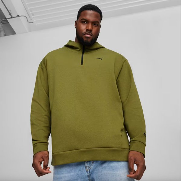 Bluza męska RAD/CAL Half Zip Puma - Mineral Gray