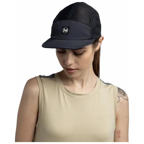 Czapka z daszkiem 5 Panel Air Cap Buff - saret black