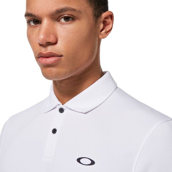 Koszulka męska polo Icon TN Protect Oakley - white