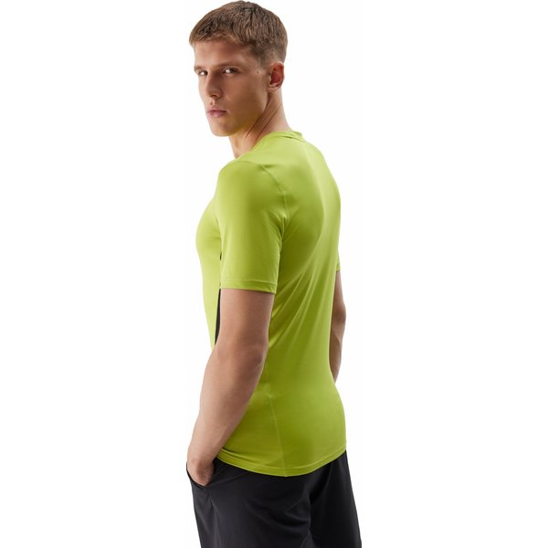 Koszulka męska 4FWSS24TFTSM600 4F - soczysta zieleń