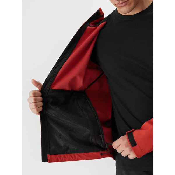 Softshell męski TSOFM283 4F - ciemna czerwień
